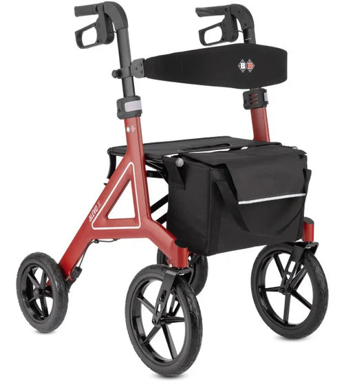 Leichtgewichtrollator Outdoor & Indoor Alevo X – Bischoff & Bischoff | Aluminium, 8,1 kg