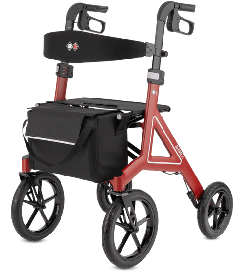 Leichtgewichtrollator Outdoor & Indoor Alevo X – Bischoff & Bischoff | Aluminium, 8,1 kg