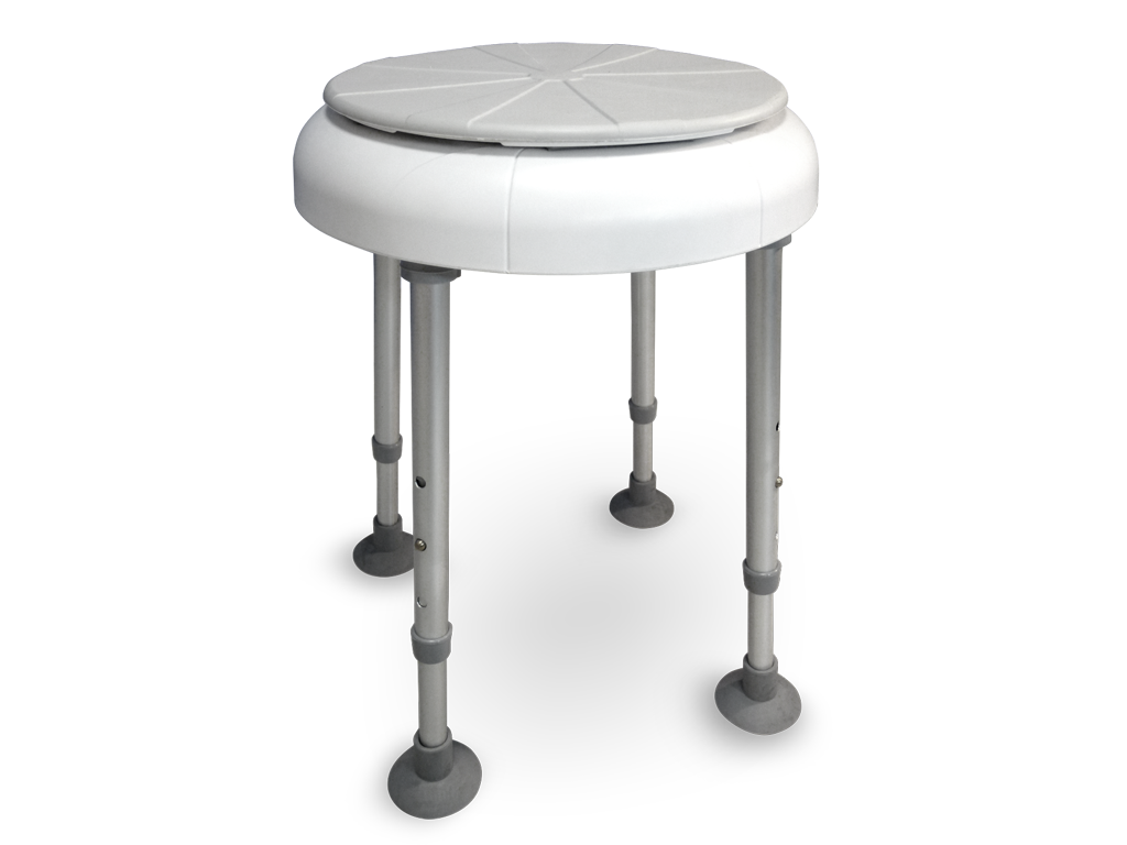Duschhocker Delphi Turn (mit Drehteller)