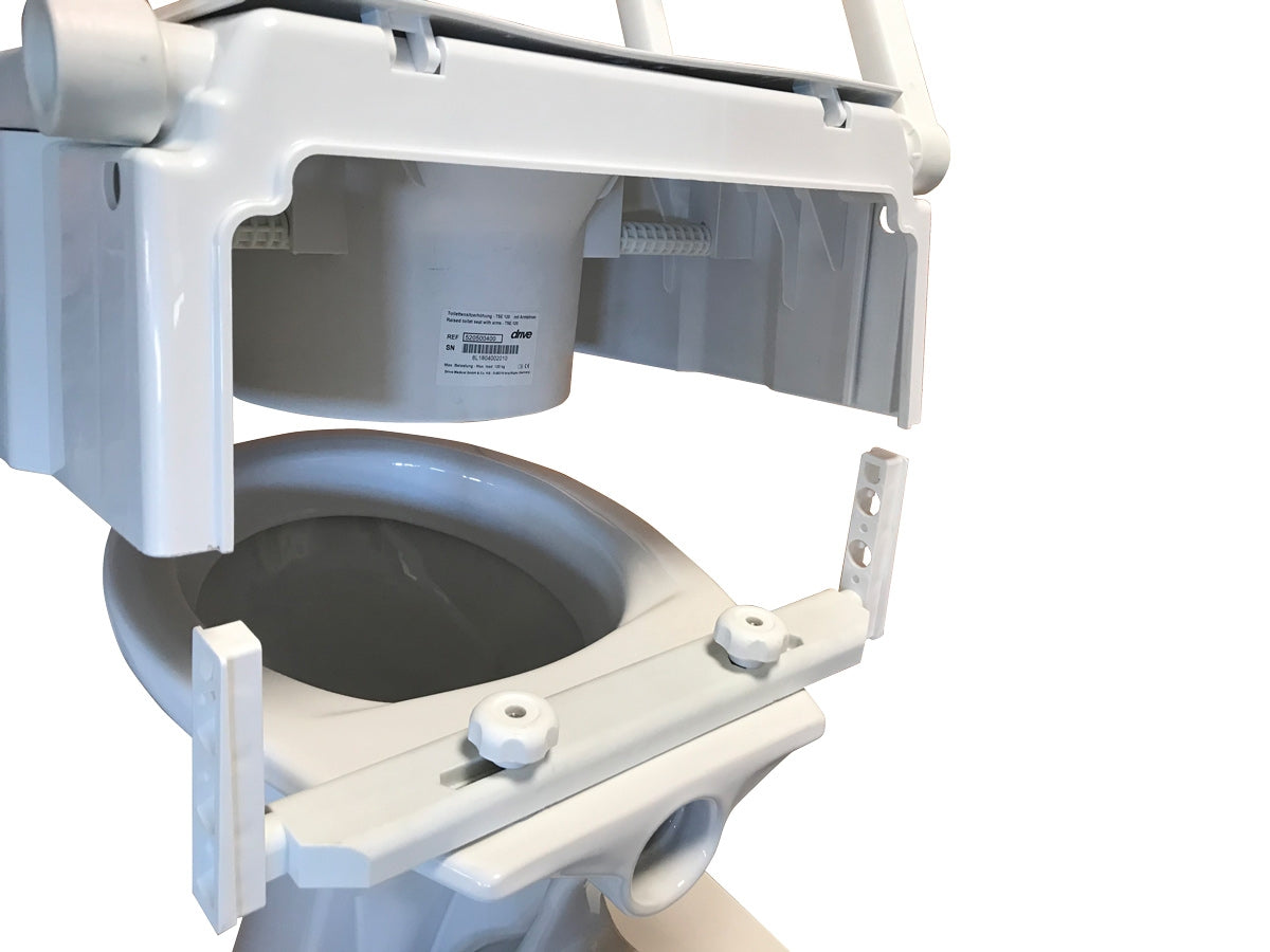 Toilettensitzerhöhung TSE 120 Plus (Mit innovativer Montage von oben)